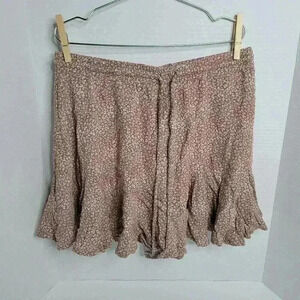 Urban Romantics Size Small Women's Floral Drawstring Loose Shorts